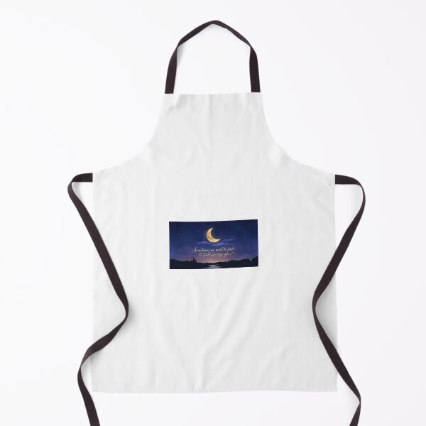 Item preview, Crescent Moon & Starry Sky - Inspiration Quote Art designed and sold by Ak-art-shop.