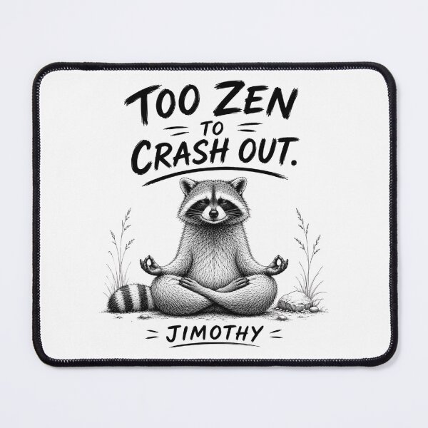 Item preview, Jimothy – Too Zen to Crash Out designed and sold by Shadova.