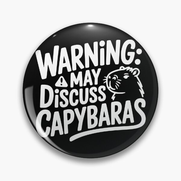 Item preview, Warning May Discuss Capybaras designed and sold by theartfulaspie.