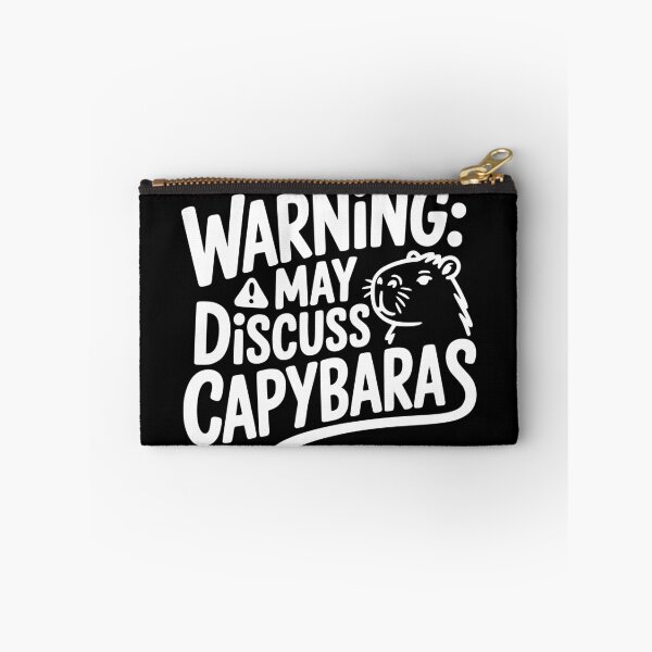 Item preview, Warning May Discuss Capybaras designed and sold by theartfulaspie.