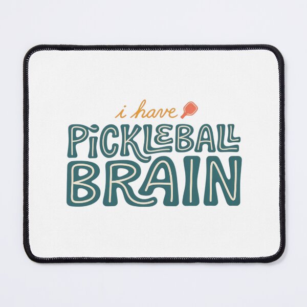 Item preview, Funny Pickleball Brain - Retro Pickleball Humor Tee designed and sold by LYRA-Concepts.