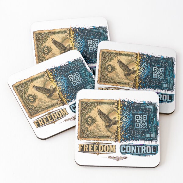 Item preview, Freedom or Control – Paper Money Goes Digital designed and sold by WakeUpByLP.