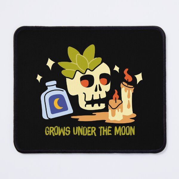 Item preview, Spooky Skull Plant Grows Under The Moon designed and sold by Panna Limon Store.
