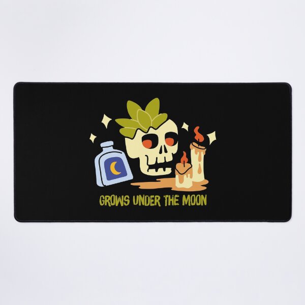 Item preview, Spooky Skull Plant Grows Under The Moon designed and sold by Panna Limon Store.