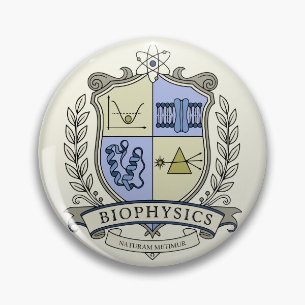 Item preview, Biophysics Crest - Science Coat of Arms designed and sold by MicroMarket.