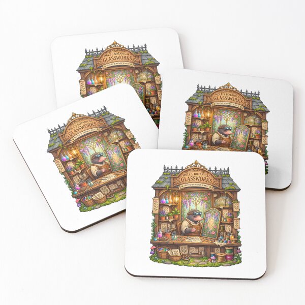 Item preview, Mole’s Botanical Glassworks | Stained Glass Artist | Woodland Cottage designed and sold by MrDev.