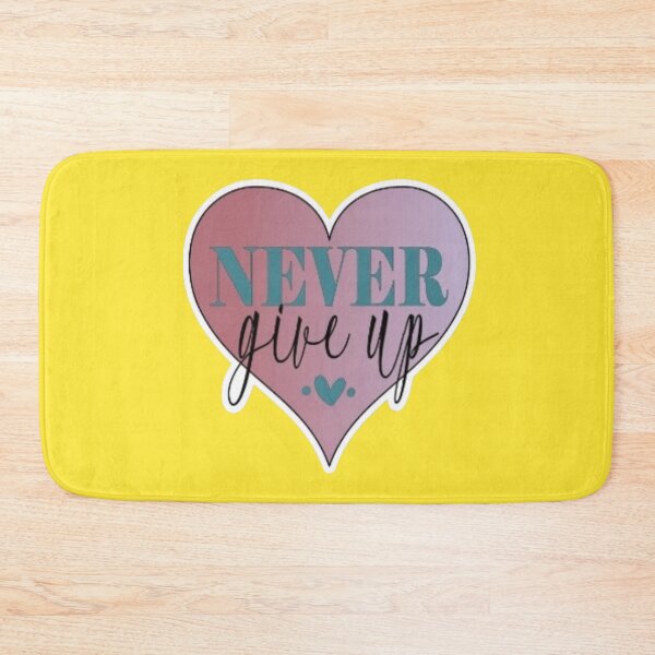Item preview, Never Give Up Pastel Heart Aesthetic Quote Sticker designed and sold by Scro-Ciob-Shop.
