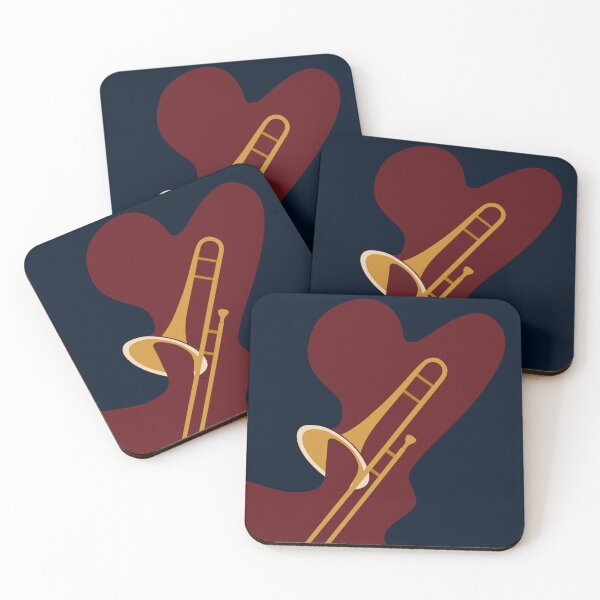 Item preview, Heart Resonance | Trombone Art designed and sold by Studio pod Burom.