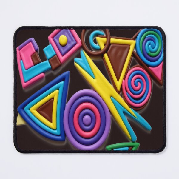 Item preview, shape language C br colorful geometric abstract design designed and sold by SmashingDeals.