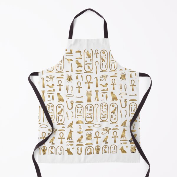 Item preview, Ancient Egyptian Hieroglyphs Golden Pattern Streetwear T-Shirt, Phone Case & Mask designed and sold by SupernovaNote.