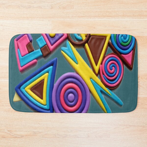 Item preview, shape language C br colorful geometric abstract design designed and sold by SmashingDeals.