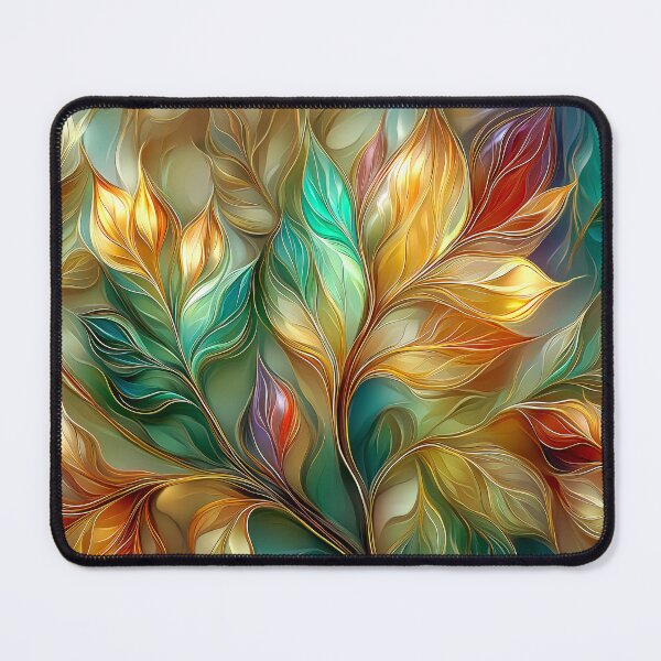 Item preview, Abstract Autumn Leaves Art | Maple Fall Nature Illustration designed and sold by MargaretWiktor.