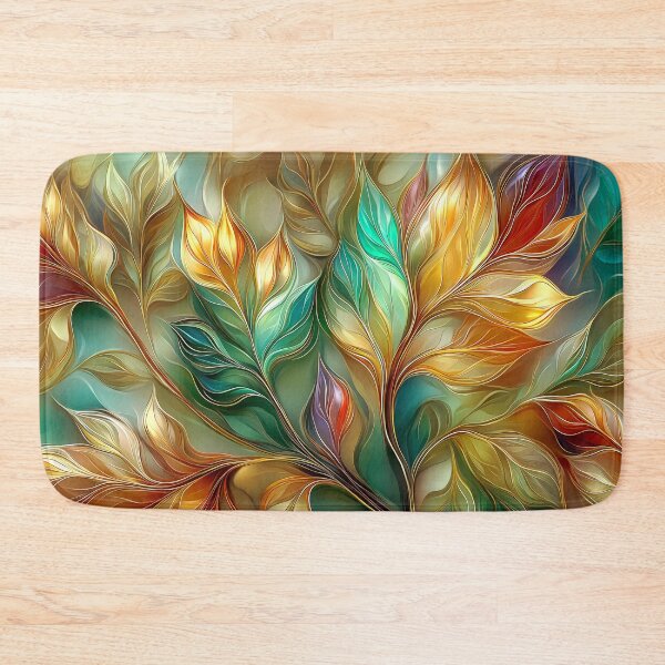 Item preview, Abstract Autumn Leaves  Art | Maple Fall Nature Illustration designed and sold by MargaretWiktor.