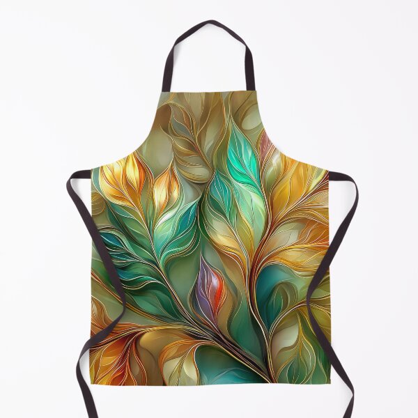Item preview, Abstract Autumn Leaves Art | Maple Fall Nature Illustration designed and sold by MargaretWiktor.
