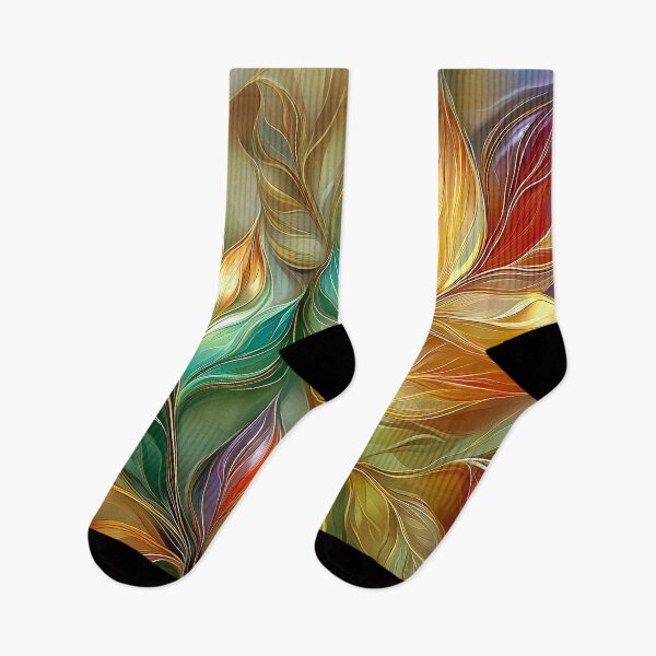 Item preview, Abstract Autumn Leaves  Art | Maple Fall Nature Illustration designed and sold by MargaretWiktor.