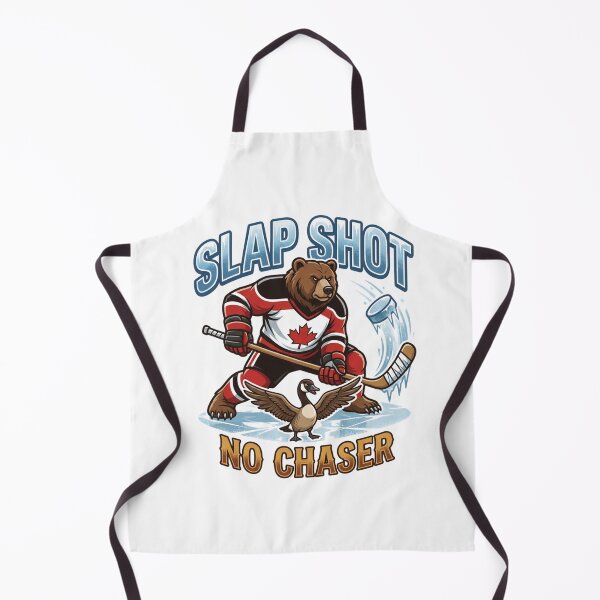 Item preview, Bear Knuckle Hockey — Funny Canadian Hockey Bear T-Shirt | Wildlife Sports Tee designed and sold by Canadian Spirit.