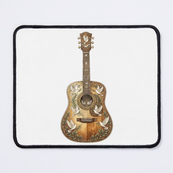 Item preview, Guitar for Peace, Music, Harmony, Hope Artwork designed and sold by Marcu Ioachim.