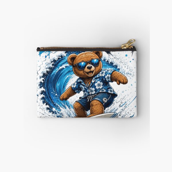 Item preview, Surf King Ride Bear Everywhere – Beach Surfing Lifestyle Design designed and sold by RajDeals.