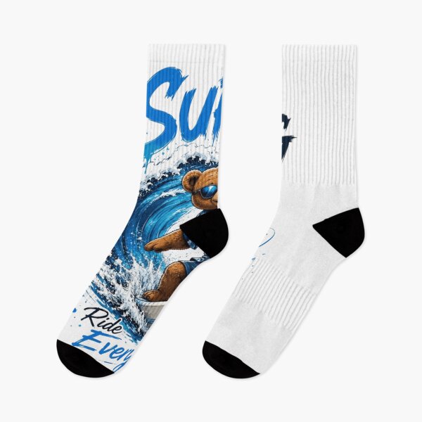 Item preview, Surf King Ride Bear Everywhere – Beach Surfing Lifestyle Design designed and sold by RajDeals.