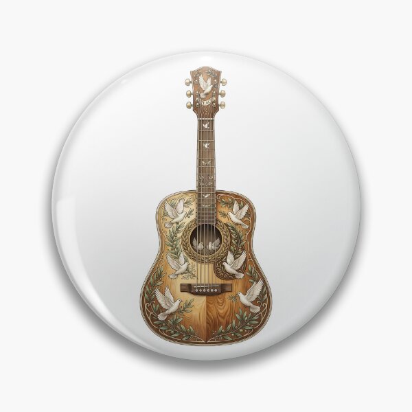 Item preview, Guitar for Peace, Music, Harmony, Hope Artwork designed and sold by Marcu Ioachim.