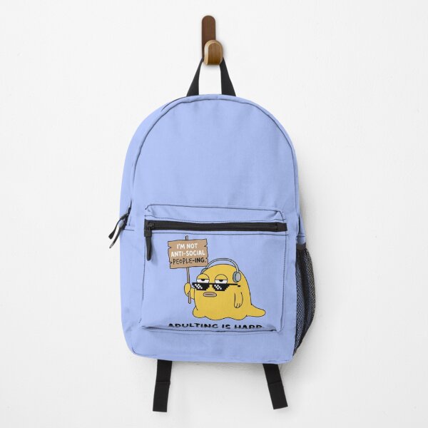 Item preview, Im Not Anti-Social People-Ing Adulting Is Hard Blob designed and sold by Amir Faysal.