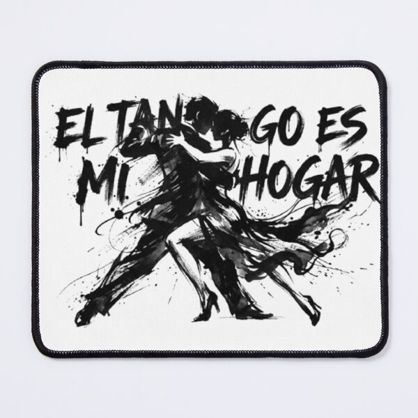 Item preview, El Tango Es Mi Hogar Argentine Tango Dance Ink Artwork designed and sold by Nakrisa.