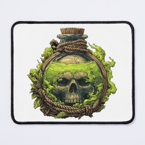 Item preview, Poison skull bottle design designed and sold by robyeyedropy.