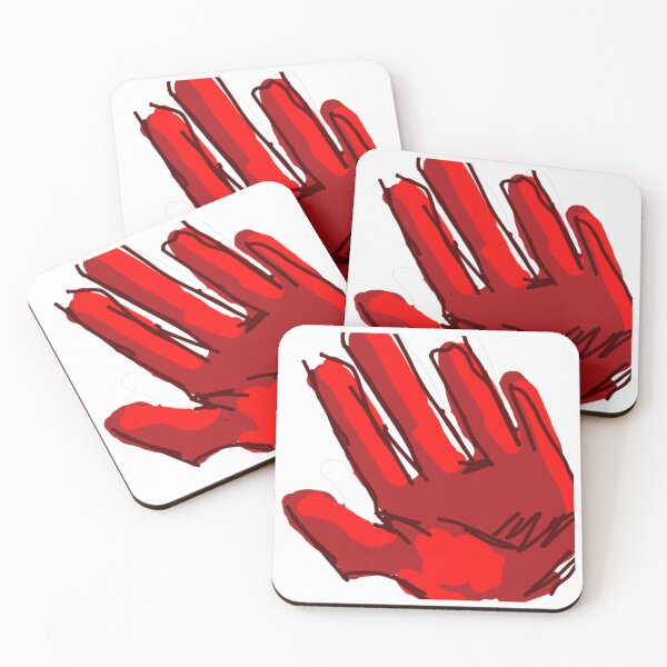 Item preview, Red Hand Print designed and sold by ArtfulGlows.