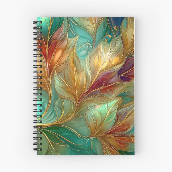 Item preview, Abstract Autumn Leaves Botanical Art | Maple Fall Nature Illustration designed and sold by MargaretWiktor.