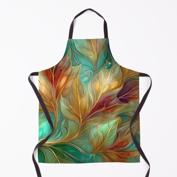 Item preview, Abstract Autumn Leaves Botanical Art | Maple Fall Nature Illustration designed and sold by MargaretWiktor.