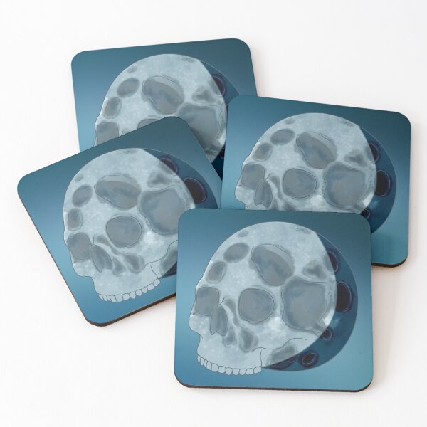Item preview, Pastel Goth Lunar skull designed and sold by Juditangelo.