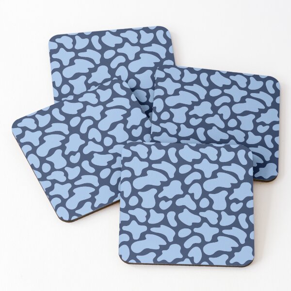 Item preview, Modern Graphic Cow Print Pattern | Dark Blue designed and sold by Frohyou.