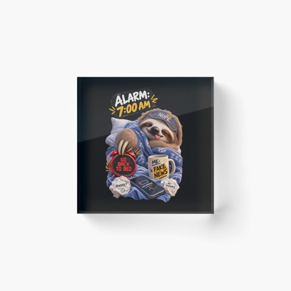 Item preview, Sleepy Sloth Sticker designed and sold by IMOBILYARI VibeCore.