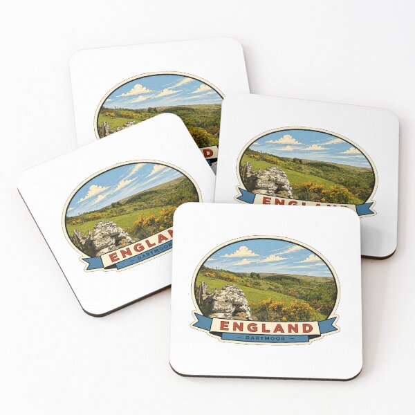 Item preview, Dartmoor England Travel Souvenir Sticker Magnet designed and sold by CROMA-Art.