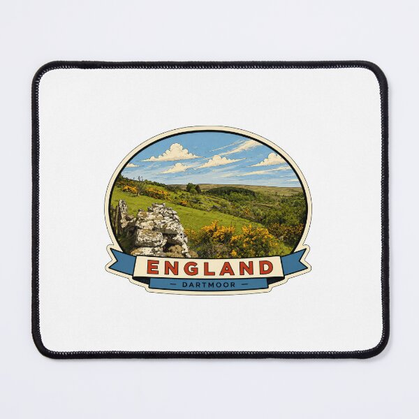 Item preview, Dartmoor England Travel Souvenir Sticker Magnet designed and sold by CROMA-Art.