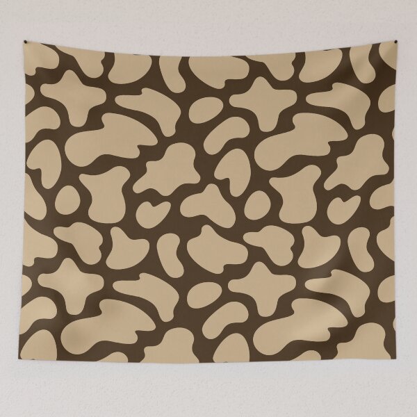 Item preview, Modern Graphic Cow Print Pattern | Dark Brown designed and sold by Frohyou.