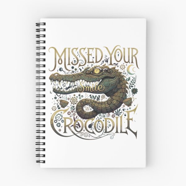 Item preview, Missed Your Smile Crocodile designed and sold by SkrabinhoArt.