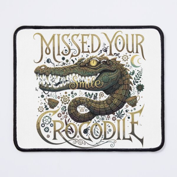 Item preview, Missed Your Smile Crocodile designed and sold by SkrabinhoArt.