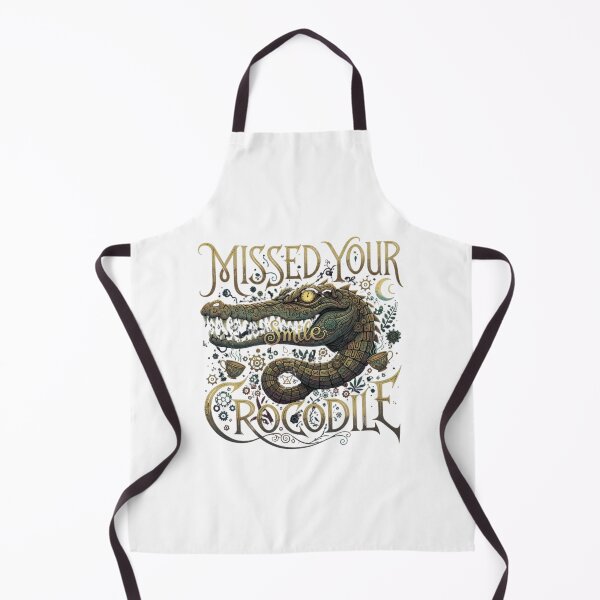 Item preview, Missed Your Smile Crocodile designed and sold by SkrabinhoArt.