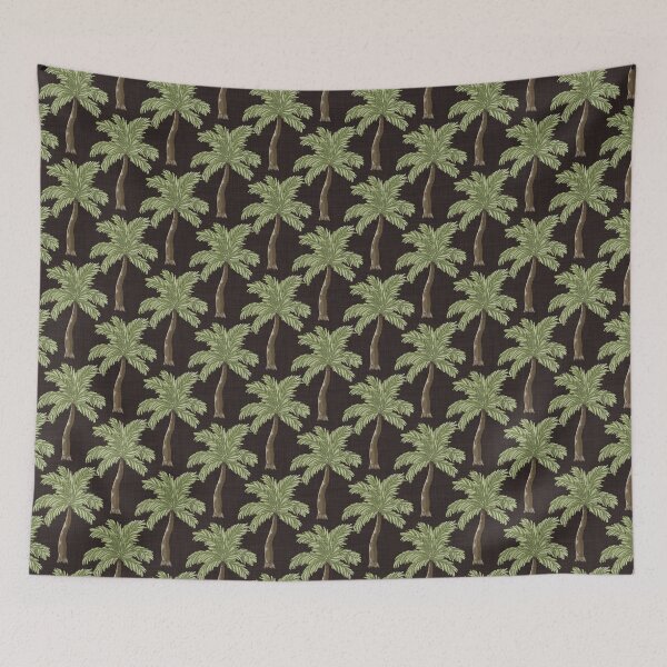 Item preview, Stylized Modern Palm Tree Chocolate Brown designed and sold by JasmineGDesigns.