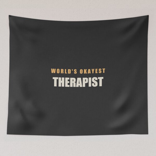 Item preview, World's Okayest Therapist - Therapist designed and sold by RetroThreadWorks.