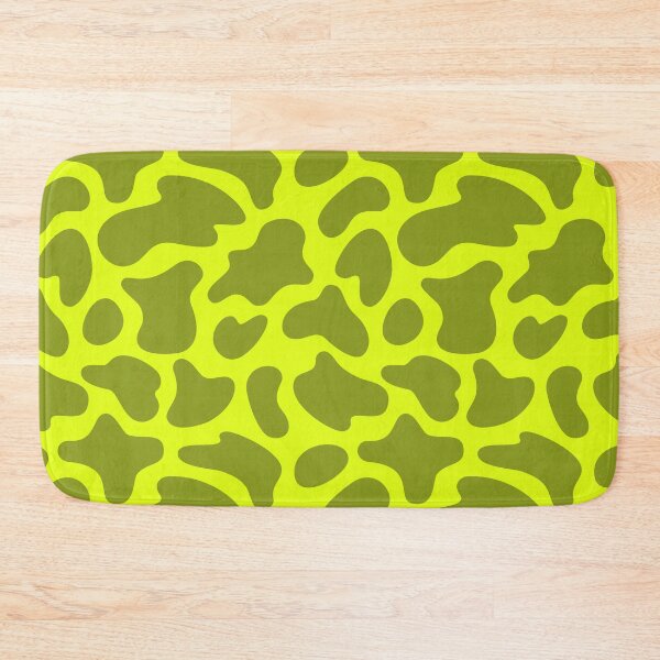 Item preview, Modern Graphic Cow Print Pattern | Bright Chartreuse designed and sold by Frohyou.