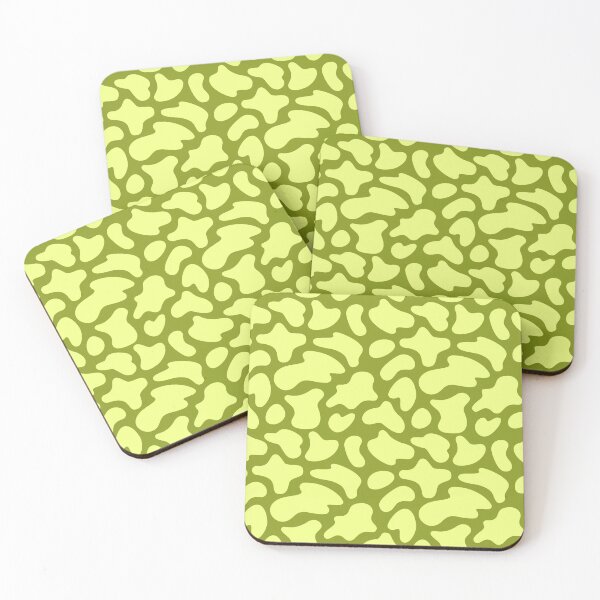 Item preview, Modern Graphic Cow Print Pattern | Dark Chartreuse designed and sold by Frohyou.