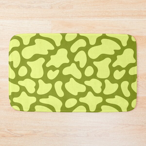 Item preview, Modern Graphic Cow Print Pattern | Dark Chartreuse designed and sold by Frohyou.