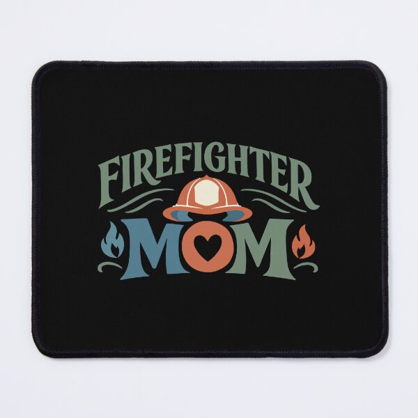 Item preview, Firefighter Mom Helmet & Heart – Funny Firefighter Gift designed and sold by stylishdzign.