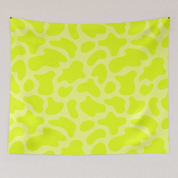 Item preview, Modern Graphic Cow Print Pattern | Light Chartreuse designed and sold by Frohyou.