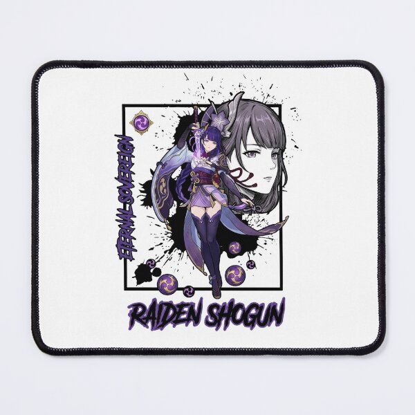 Item preview, Raiden Shogun Bnw Pop Art designed and sold by IwoneCreative.