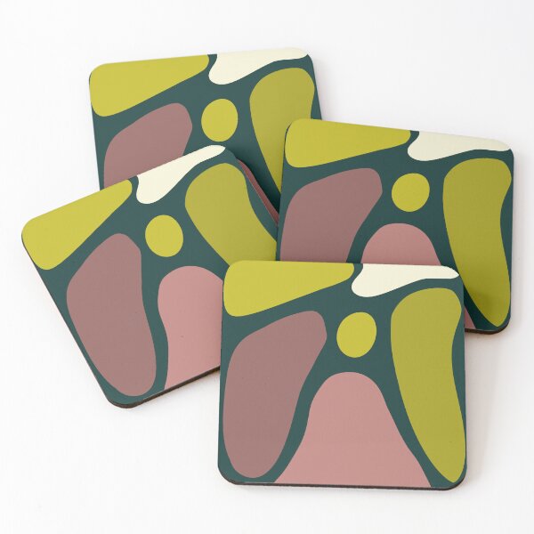 Item preview, Retro 70s colors in abstract shapes. designed and sold by Karla Star.