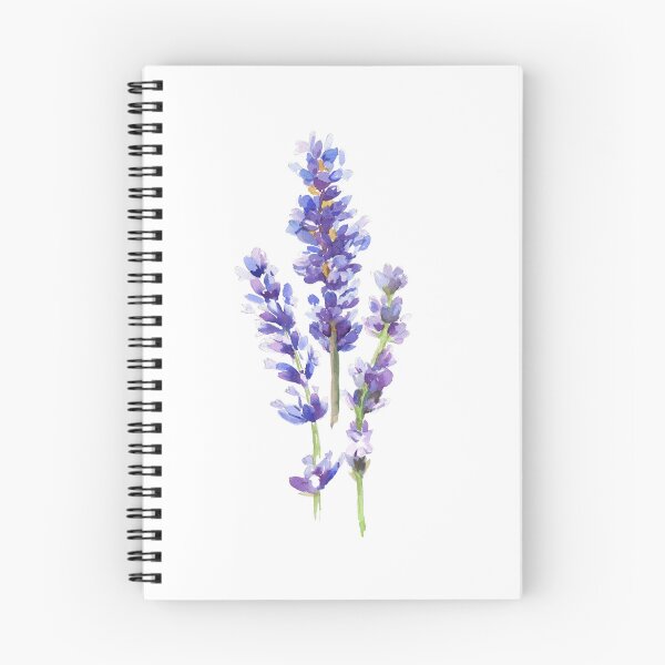 Item preview, Lavender Flowers Watercolor Soft Purple Botanical Floral Art designed and sold by art-tee-ua.