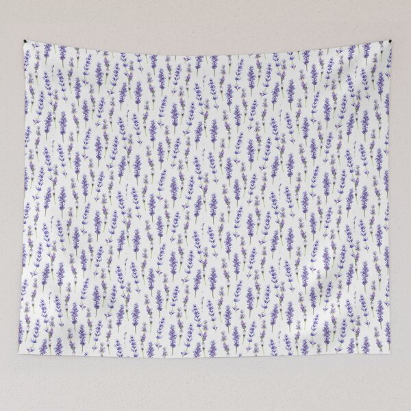 Item preview, Lavender Flowers Watercolor Soft Purple Botanical Floral Art designed and sold by art-tee-ua.